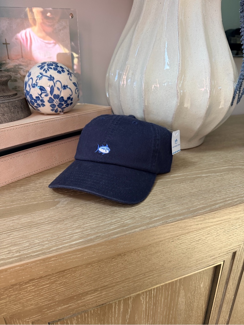 Southern Tide Navy Blue Embroidered Fish “Skipjack” Cap